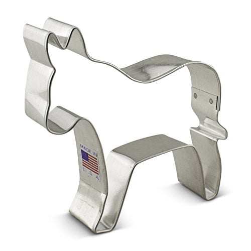 Ann Clark Donkey 3 7//8 inch Cookie Cutter Tin Plated Steel USA